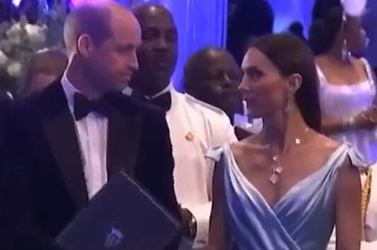 Are you okay?: this tender moment of complicity captured between Prince William and Kate